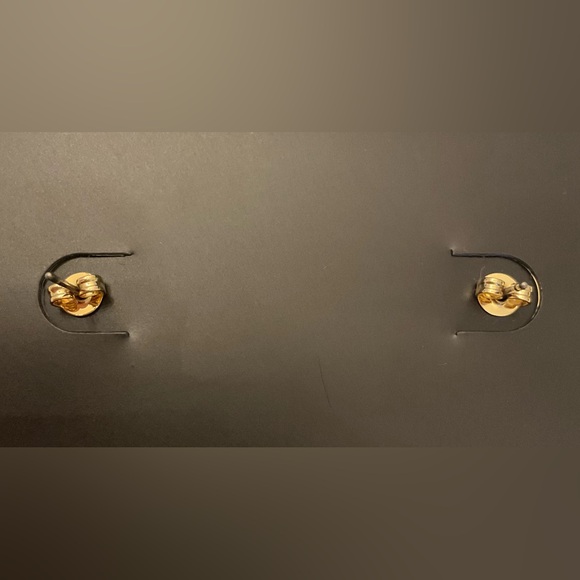 Coach Signature Heart Stud Earrings - Picture 5 of 5